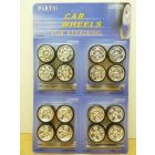 SET de 16 JANTES D34 Tuning CHROMEES avec SPINNER 1/18