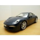 PORSCHE 911 - 991 CARRERA S bleu nuit 1/18