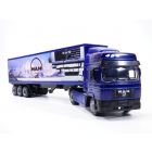 CAMION MAN F2000 bleu semi remorque 1/43