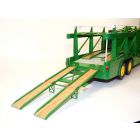 Camion TRANSPORTEUR FIAT 306/2 BARTOLETTI vert 1/18 Porte auto