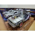 Coffret de 3 DELOREAN DMC du film Retour vers le futur / TRILOGY pack 1/24