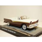 Diorama FORD FAIRLANE cabriolet James Bond Film DEMAIN NE MEURS JAMAIS 1/43