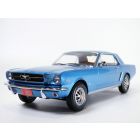 FORD MUSTANG coupé 1965 bleu turquoise 1/18