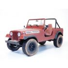 JEEP CJ7 rouge salie FILM l'agence tous risques 1/18
