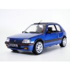 PEUGEOT 205 GTi 1.9l bleu Miami 1992 1/18 avec toit ouvrant