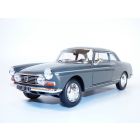 PEUGEOT 404 coupé gris graphite 1/18