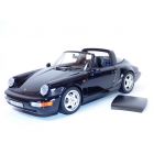PORSCHE 911 - 964 CARRERA 4 TARGA bleu 1/18