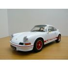 PORSCHE 911 CARRERA RS 2.7 blanche et rouge 1/18