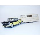 SIMCA CHAMBORD + caravane HENON 1/43